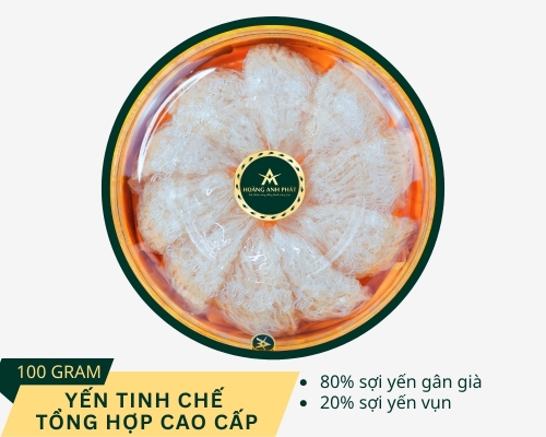 TỔ YẾN TINH CHẾ TỔNG HỢP CAO CẤP HỘP 100GRAM