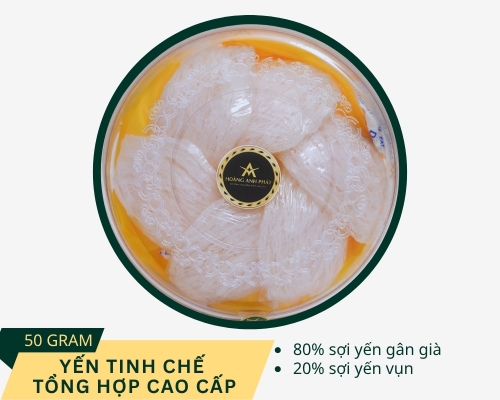 TỔ YẾN TINH CHẾ TỔNG HỢP CAO CẤP HỘP 50GRAM