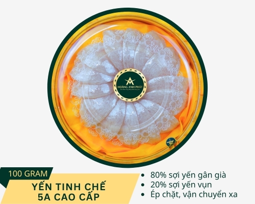 TỔ YẾN TINH CHẾ 5A CAO CẤP HỘP 100GRAM