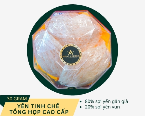 TỔ YẾN TINH CHẾ TỔNG HỢP CAO CẤP HỘP 30GRAM