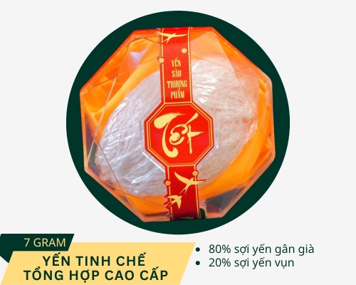 TỔ YẾN TINH CHẾ TỔNG HỢP CAO CẤP HỘP 7GRAM