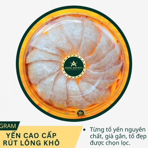 TỔ YẾN RÚT LÔNG KHÔ CAO CẤP HỘP 100GRAM